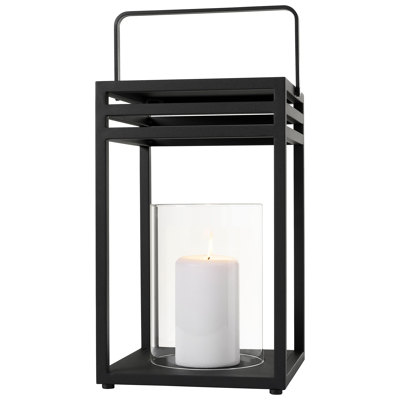 Vesper outdoor windlicht zwart