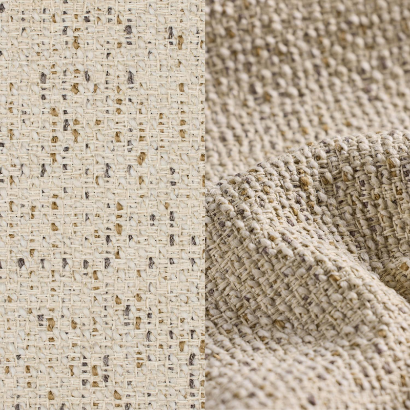 Verato loungehoek in beige aluminium met bora desert all weather cosytica kussen