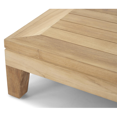 Cosito loungetafel in teak - L 120 x B 78 x H 20 cm