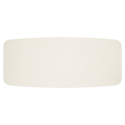 Pamplona bootvormige tuinset in wit aluminium en sintered stone crema minerale met 8 Matera tuinstoelen