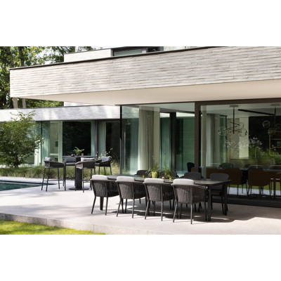 Coussin de chaise (siège et dos) Orso en all weather sunbrella® luxe savane tornado