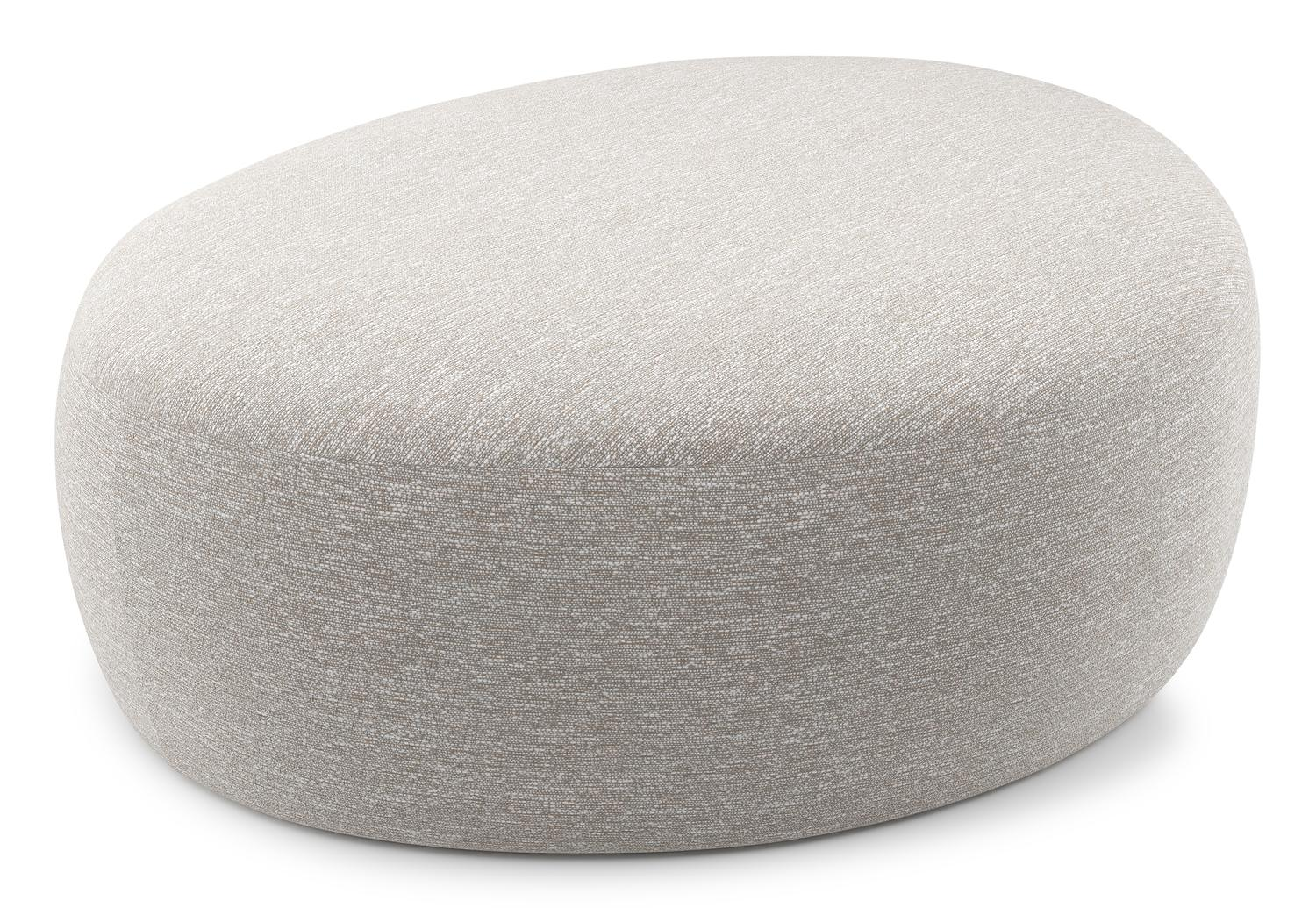 Pouf Amico en Tundra Sand All Weather Sunbrella® Luxe