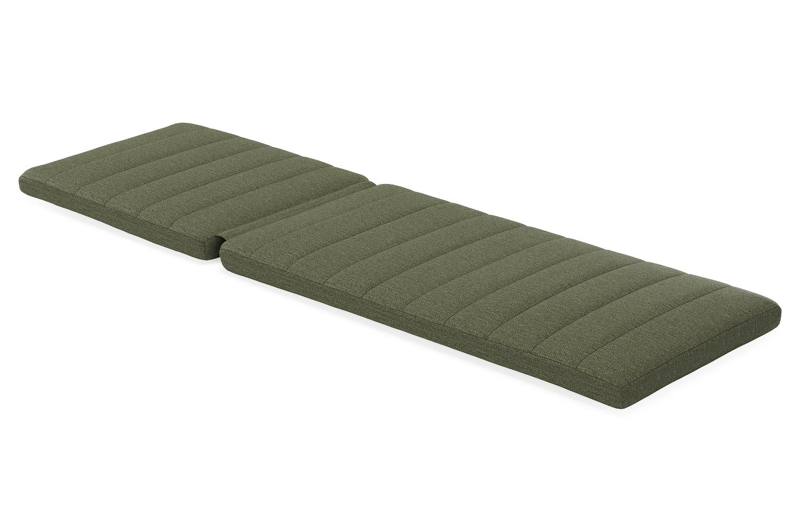 Ligbedkussen in Weather+ Softtouch groen