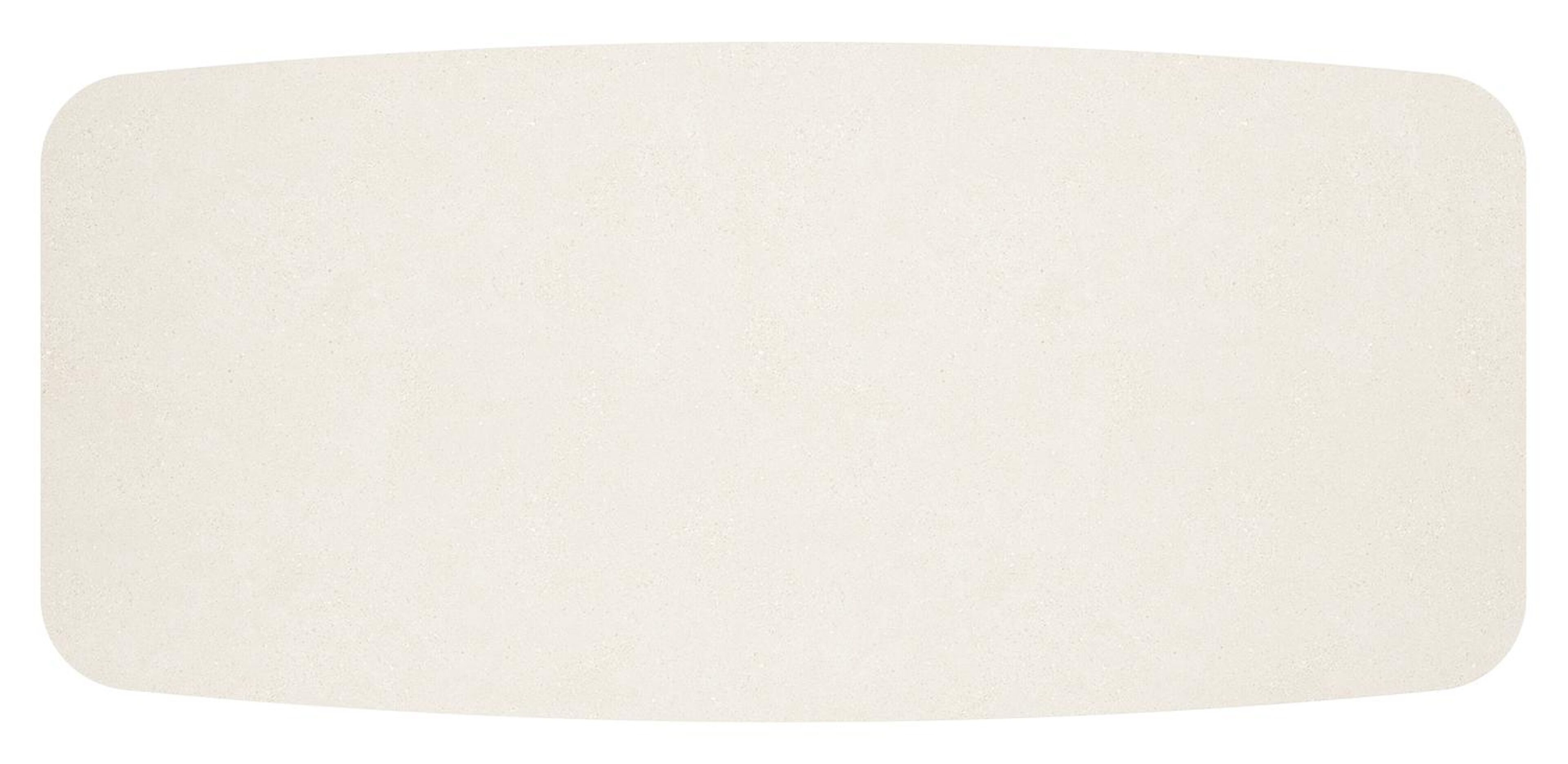 Pamplona tuintafel bootvorm in beige aluminium en sintered stone Crema minerale - L 239.2 x B 110 x H 73 cm