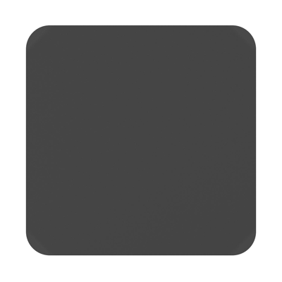 Orso tuintafel afgerond vierkant in zwart aluminium - L 90 x B 90 x H 75 cm