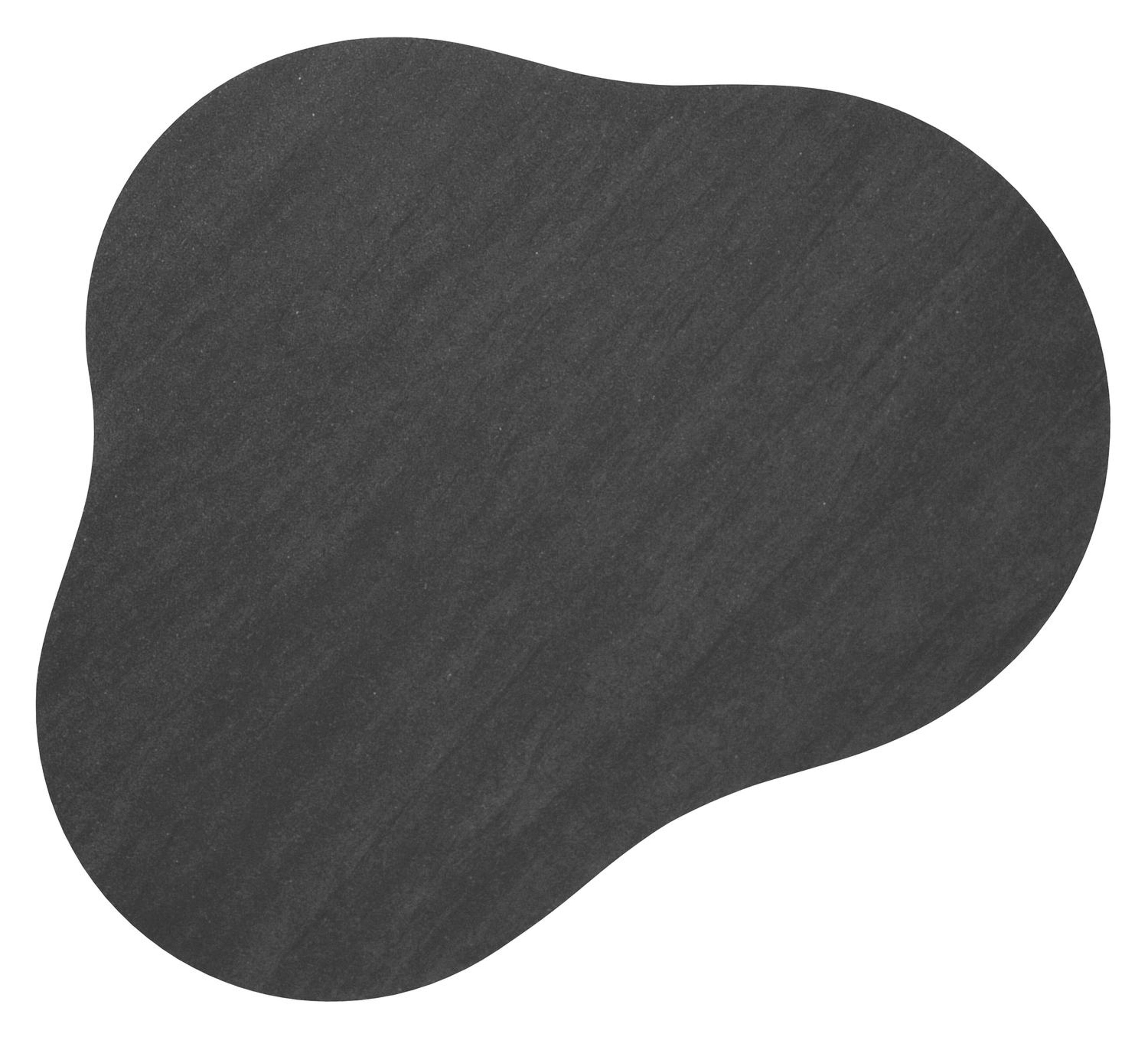 Lomano loungetafel cloud in wit aluminium en volkeramiek Basalt Black - L 131 x B 108 x H 25 cm