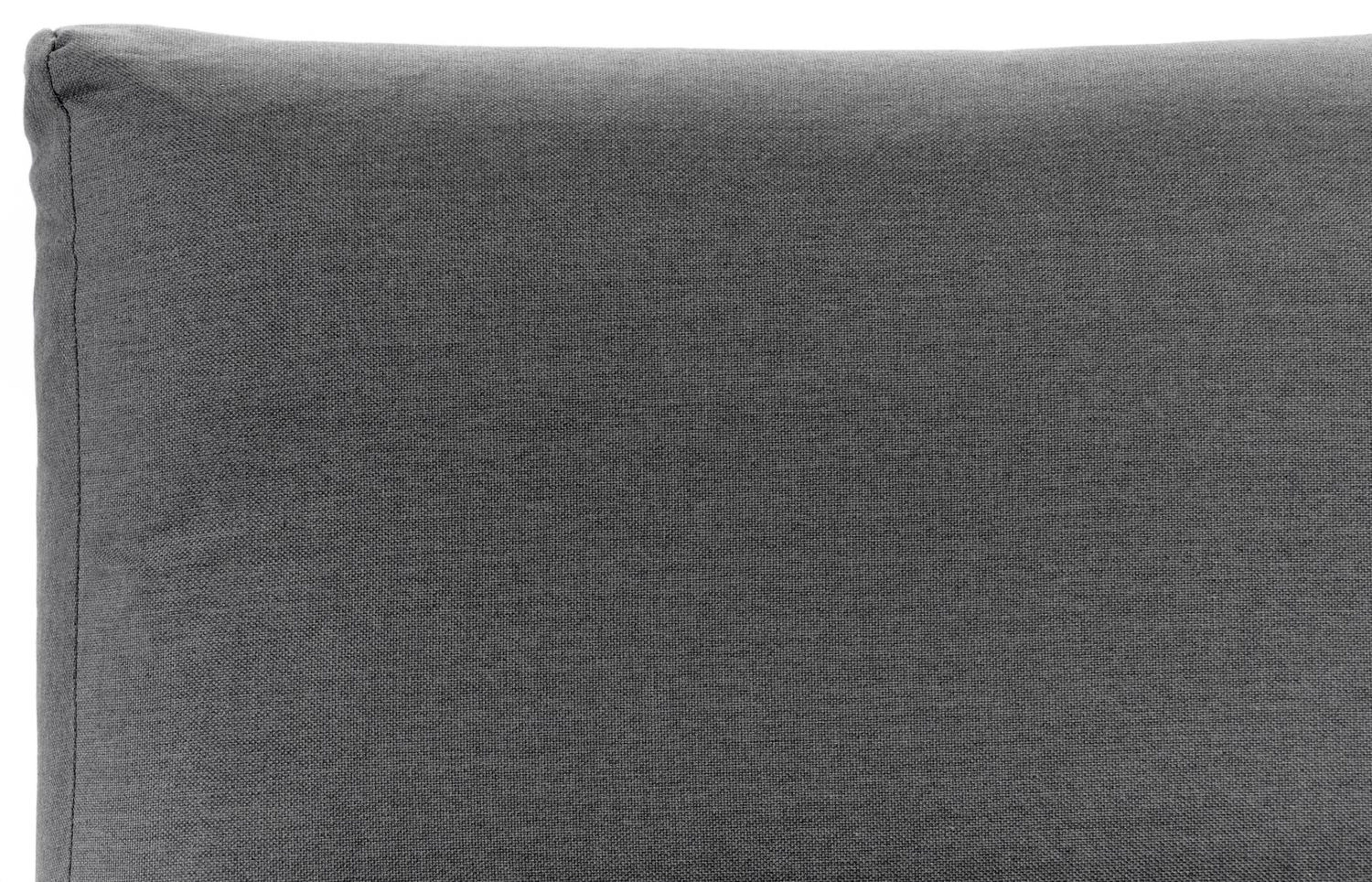 Salon de jardin d'angle Puglia en aluminium blanc avec coussins en weather+ softtouch gris