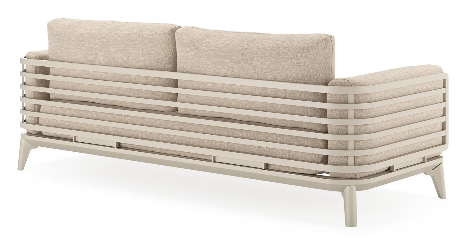 Mosa loungeset in beige aluminium met rustic weather+ softtouch kussens
