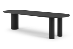 Ovaal - L 300 x B 110 x H 74 cm