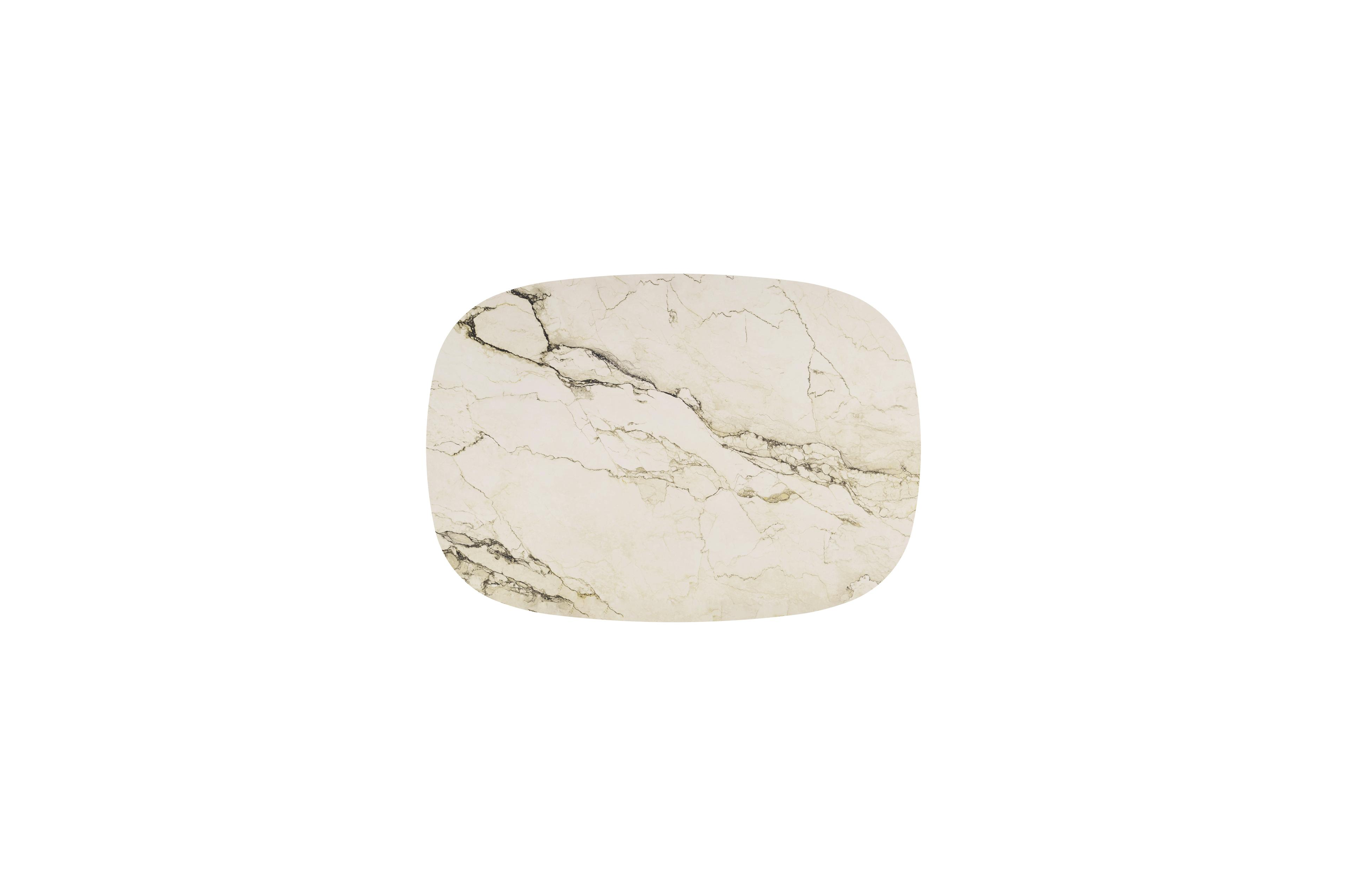 Amico tuintafel bombo xl in zwart aluminium en volkeramiek Colorado Dunes - L 210 x B 148 x H 73.5 cm