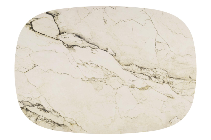 Amico tuintafel bombo xl in zwart aluminium en volkeramiek Colorado Dunes - L 210 x B 148 x H 73.5 cm