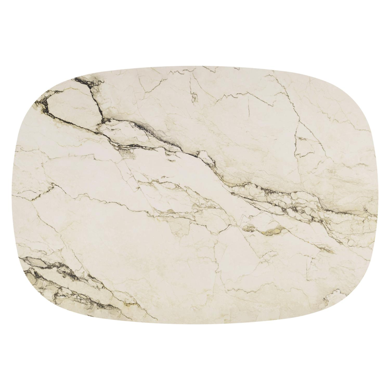 Amico tuintafel bombo xl in zwart aluminium en volkeramiek Colorado Dunes - L 210 x B 148 x H 73.5 cm