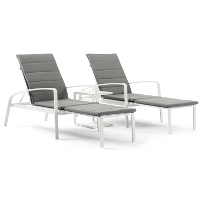 Asti ligbedkussen weather+ softtouch grijs