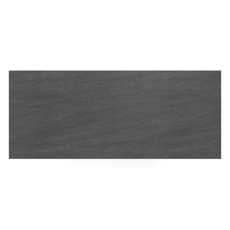 Table de jardin Cirello en aluminium noir et céramique pleine basalt black - Lg 240 x Larg. 100 x H 75 cm