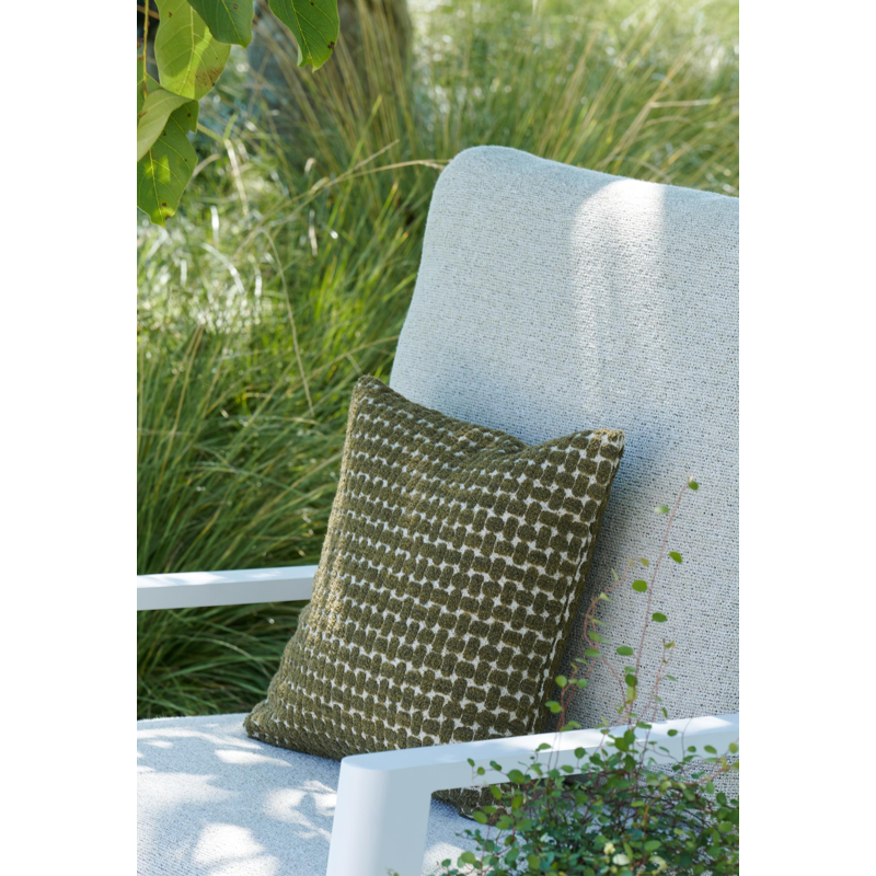 Sierkussen 45 x 45 cm in All Weather Cosytica pebble leaf