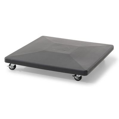 Calpe parasolvoet grijs beton van 70 kg met wielen