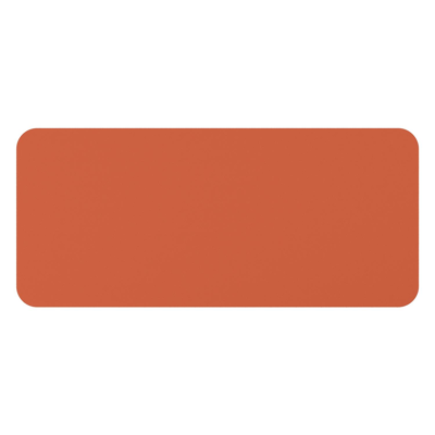 Orso tuintafel rechthoekig afgerond in roestbruin aluminium - L 200 x B 80 x H 74.5 cm