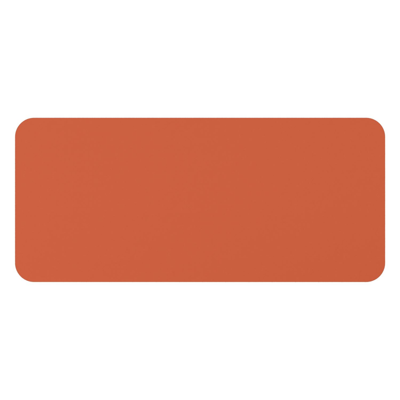 Orso tuintafel rechthoekig afgerond in roestbruin aluminium - L 200 x B 80 x H 74.5 cm