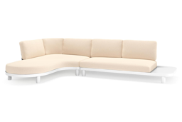 Chaise longue rechts + 2-zit