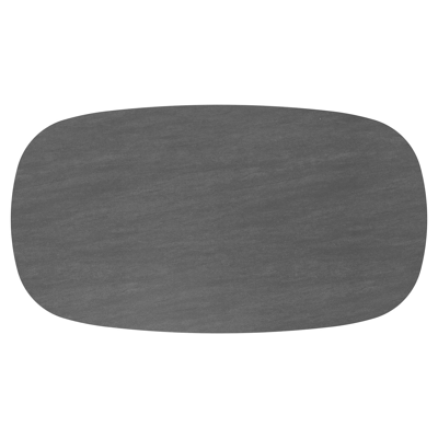 Amico tuintafel bombo xl in zwart aluminium en volkeramiek Basalt Black - L 270 x B 148 x H 73.5 cm