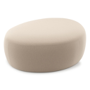 Pouf Amico en Natte Heather Beige All Weather Sunbrella® Luxe