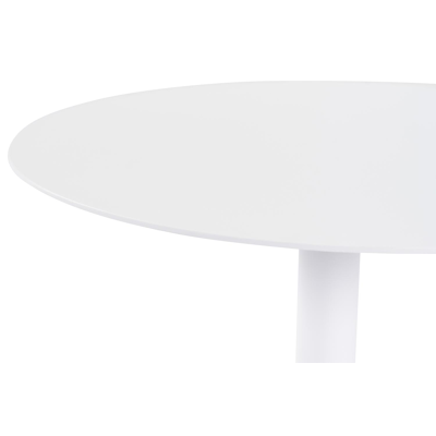 Litta bijzettafel in wit aluminium - Dia. 43 x H 50 cm