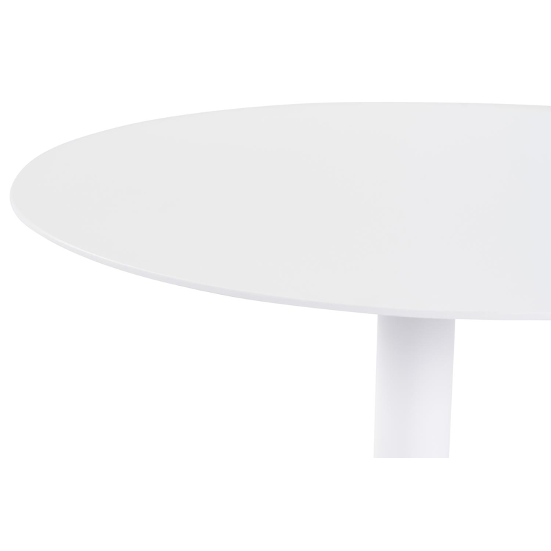 Litta bijzettafel in wit aluminium - Dia. 43 x H 50 cm