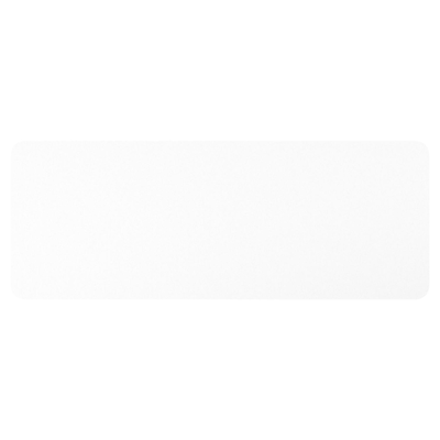 Orso tuintafel rechthoekig afgerond in beige aluminium en volkeramiek Arctic White - L 290 x B 110 x H 74.5 cm