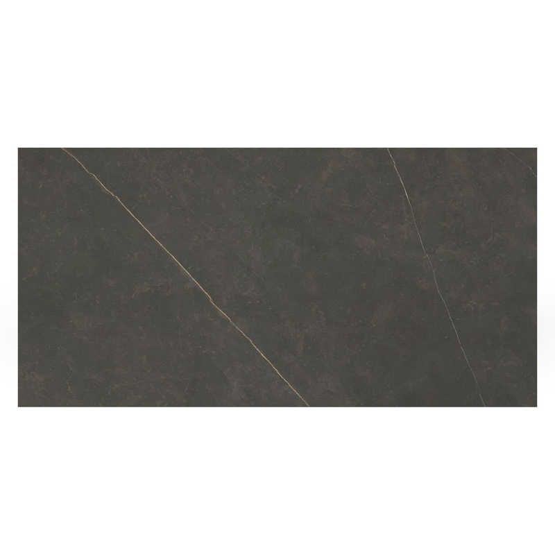 Table de jardin Como en aluminium noir et céramique pleine calatorao - Lg 200 x Larg. 100 x H 75 cm