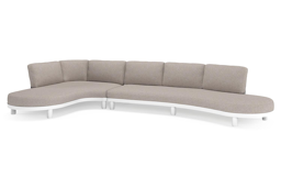 Chaise longue rechts + 3-zit organisch