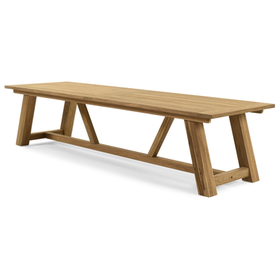 Borgo tuintafel in teak - L 330 x B 100 x H 76 cm