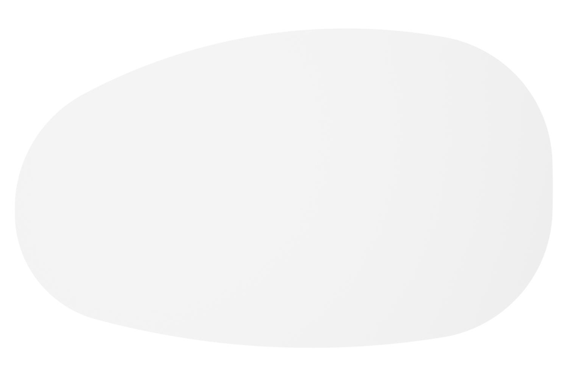 Donato loungetafel in wit aluminium - L 151 x B 90 x H 25 cm