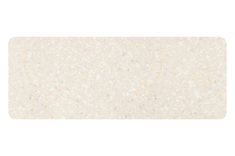 Orso tuintafel rechthoekig afgerond in zwart aluminium en volkeramiek Retrostone - L 290 x B 110 x H 74.5 cm