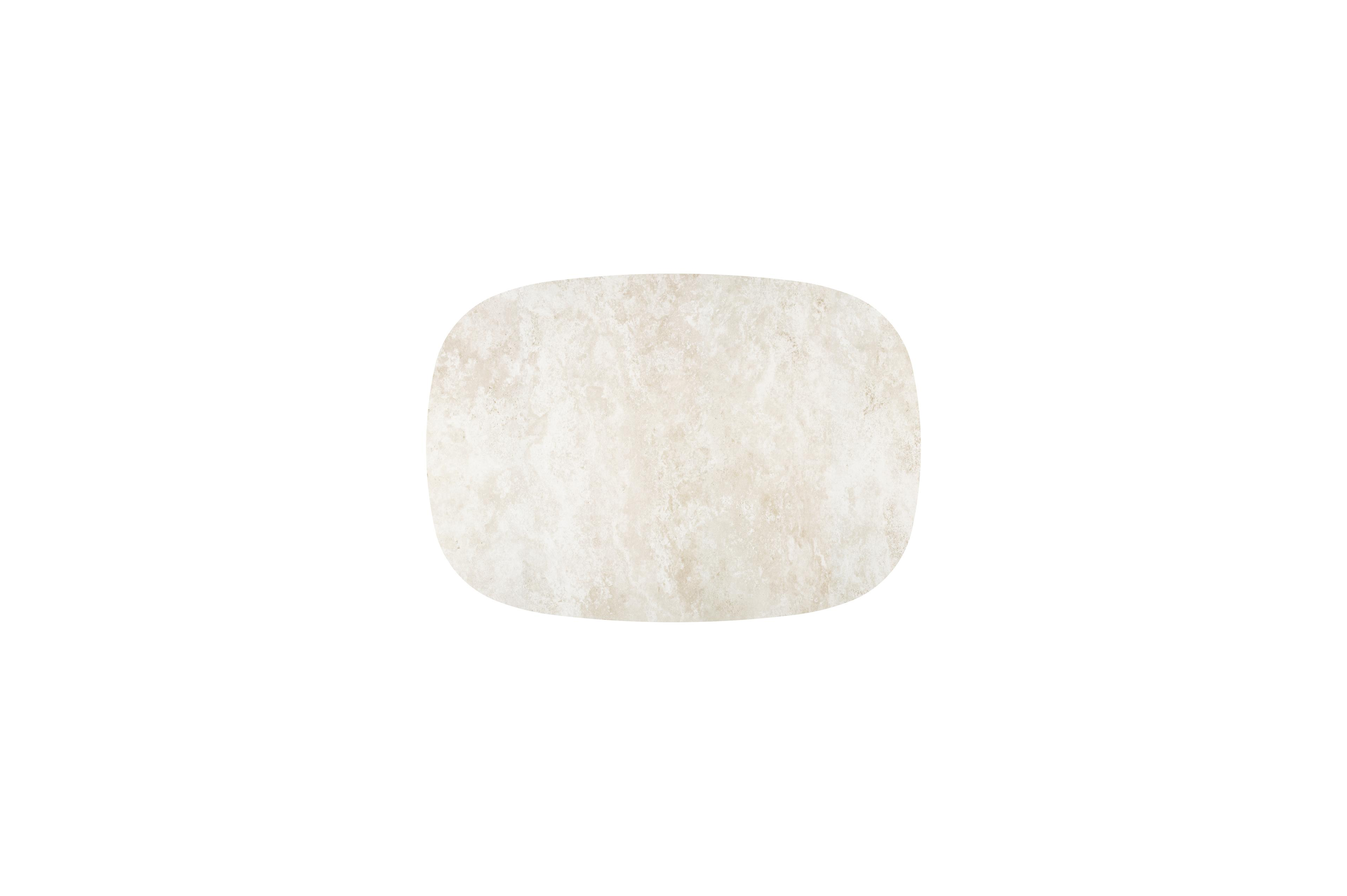 Table de jardin Amico bombo xl en aluminium noir et céramique pleine Rapolano - Lg. 210 x Lrg. 148 x Haut. 73.5 cm