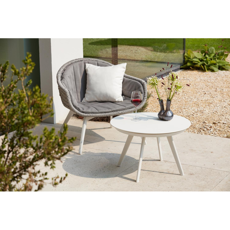 Pagino loungezetelkussen in all weather sunbrella® luxe lopi charcoal