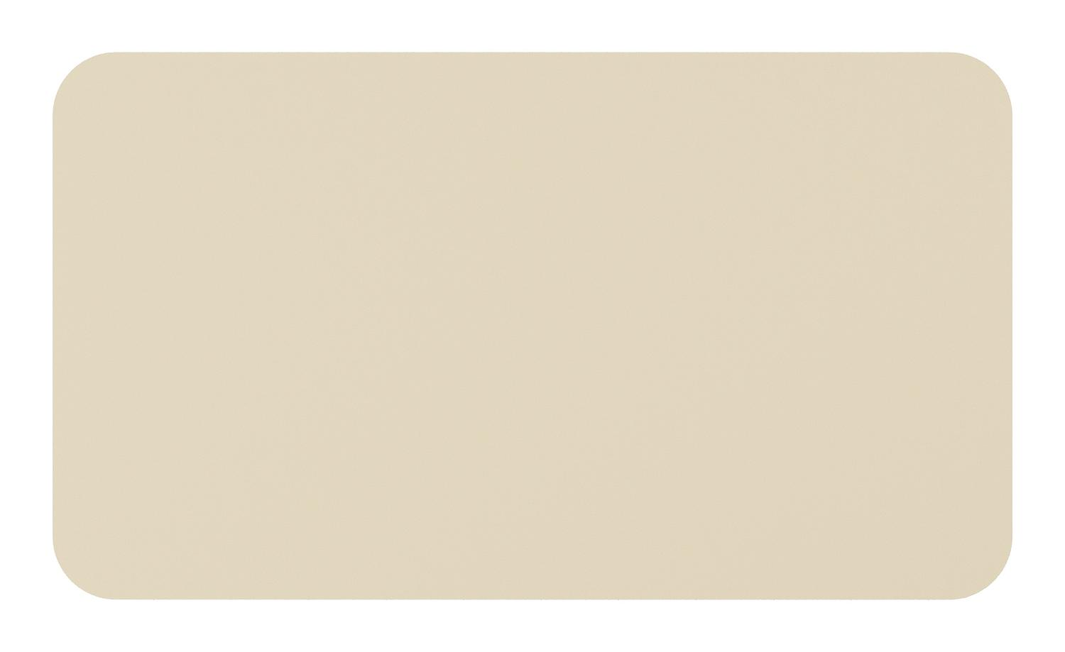 Orso tuintafel rechthoekig afgerond in beige aluminium - L 140 x B 80 x H 74.5 cm