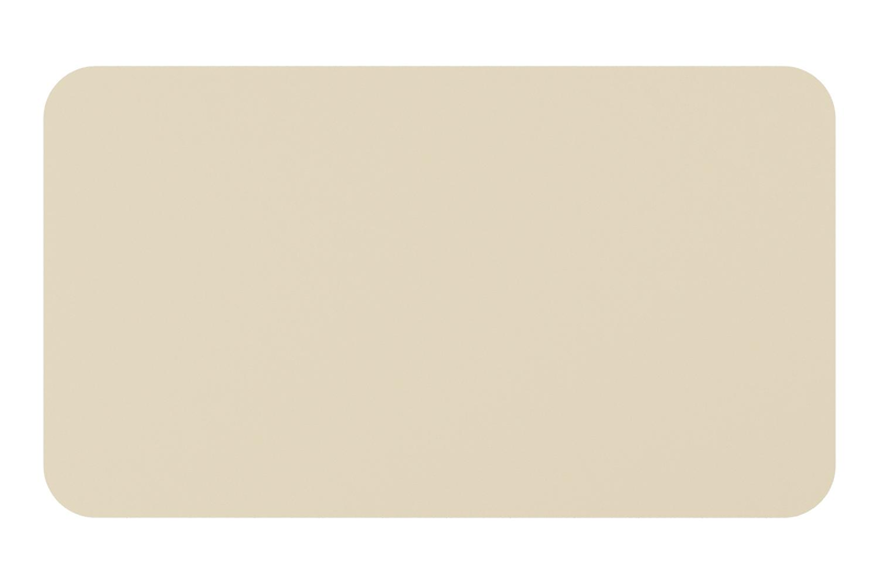 Orso tuintafel rechthoekig afgerond in beige aluminium - L 140 x B 80 x H 74.5 cm