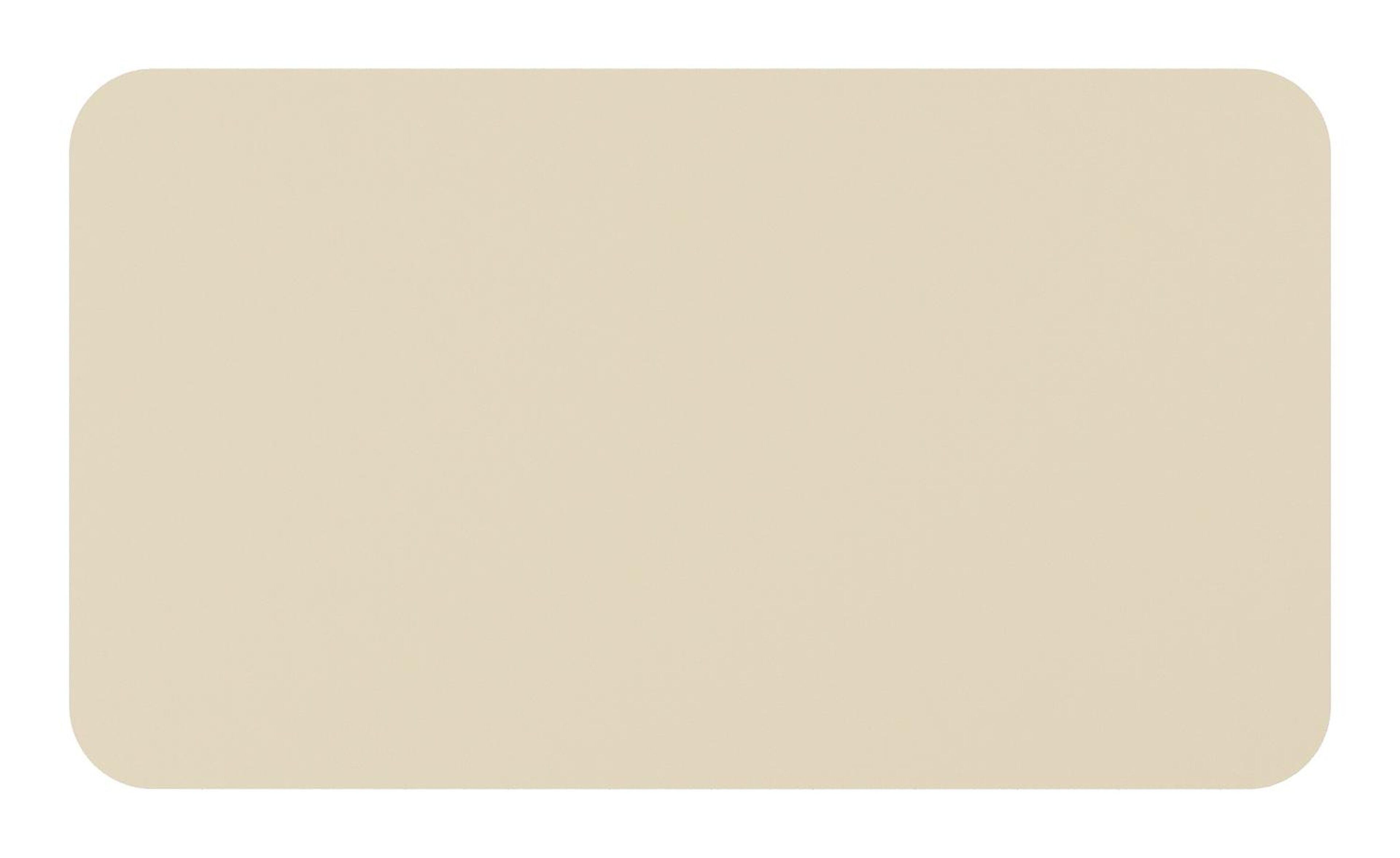 Orso tuintafel rechthoekig afgerond in beige aluminium - L 140 x B 80 x H 74.5 cm