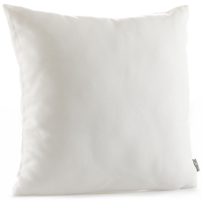 Sierkussen 45 x 45 cm in all weather sunbrella® luxe natte white