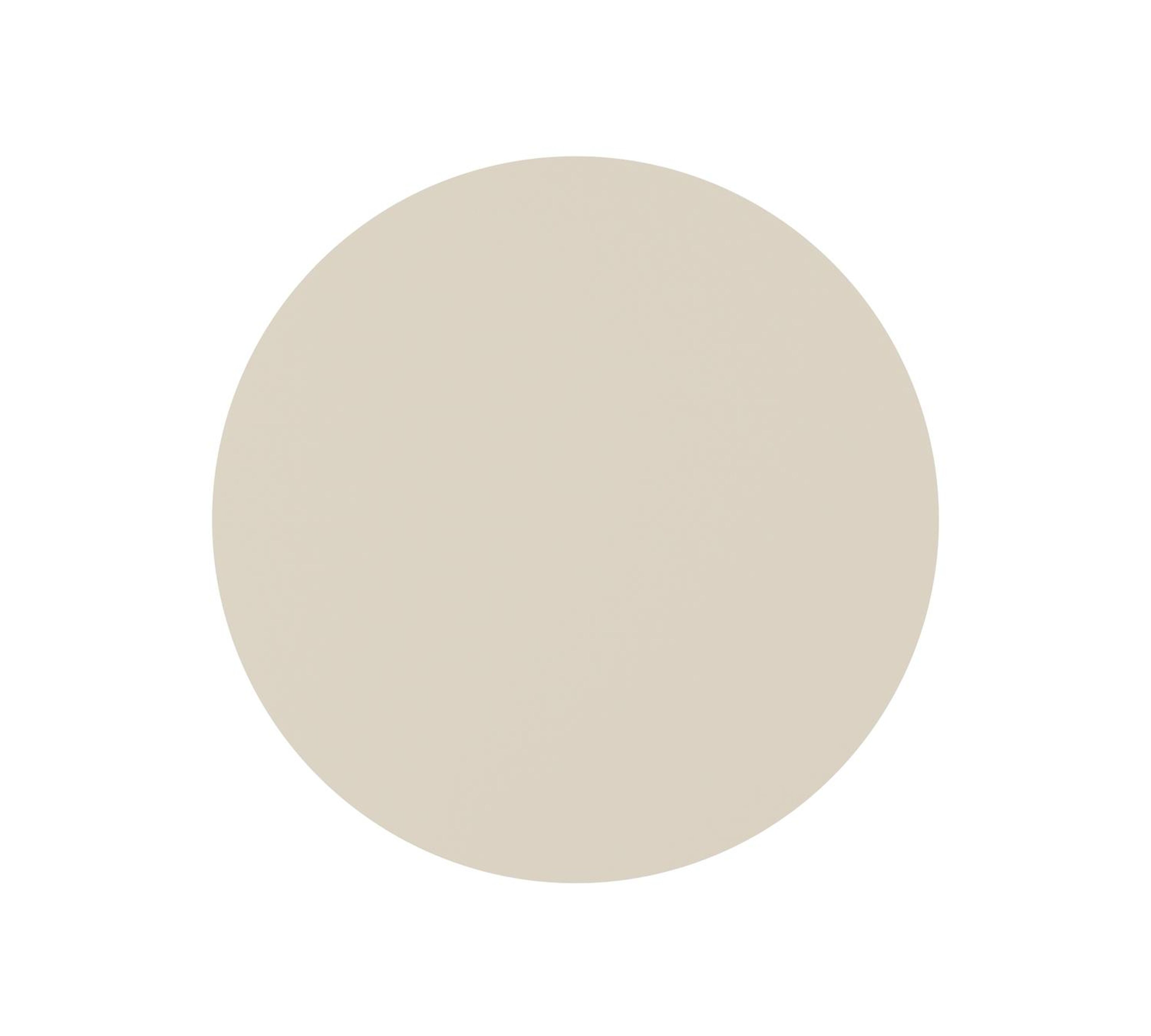 Fano tuintafel rond in beige aluminium - Dia. 85 cm - Dia. 85 x H 75 cm