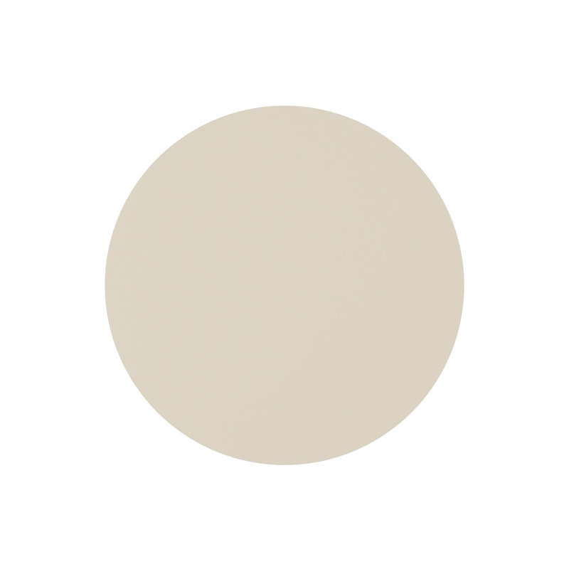 Fano tuintafel rond in beige aluminium - Dia. 85 cm