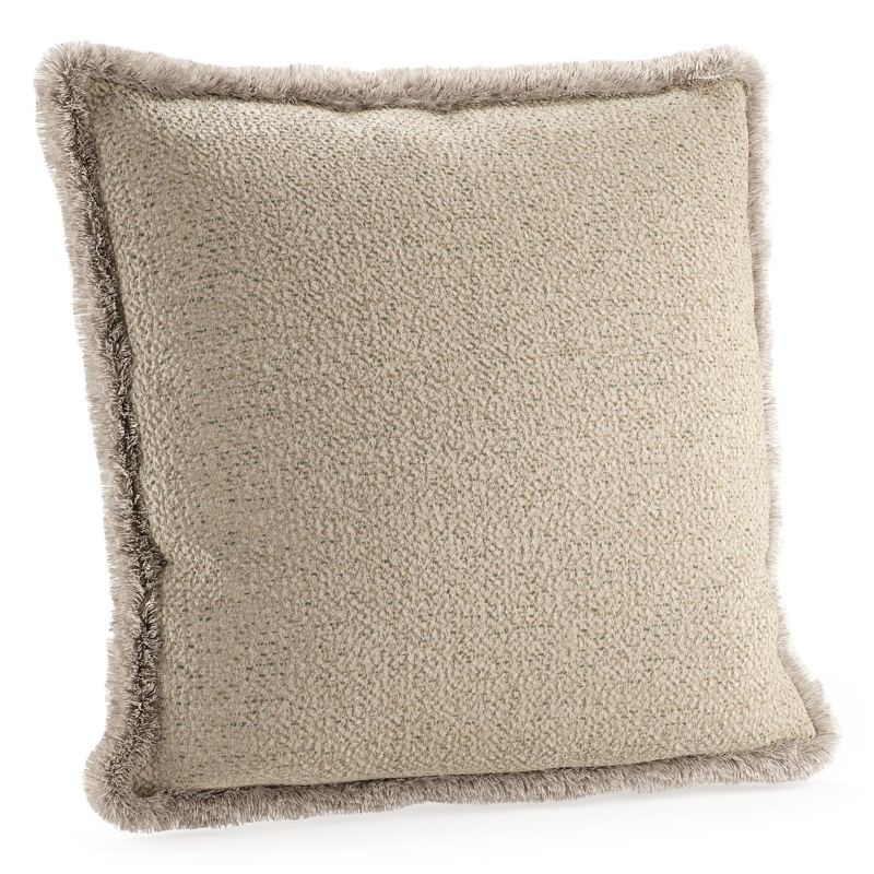 Sierkussen met franjes 55 x 55 cm in all weather cosytica bora forest