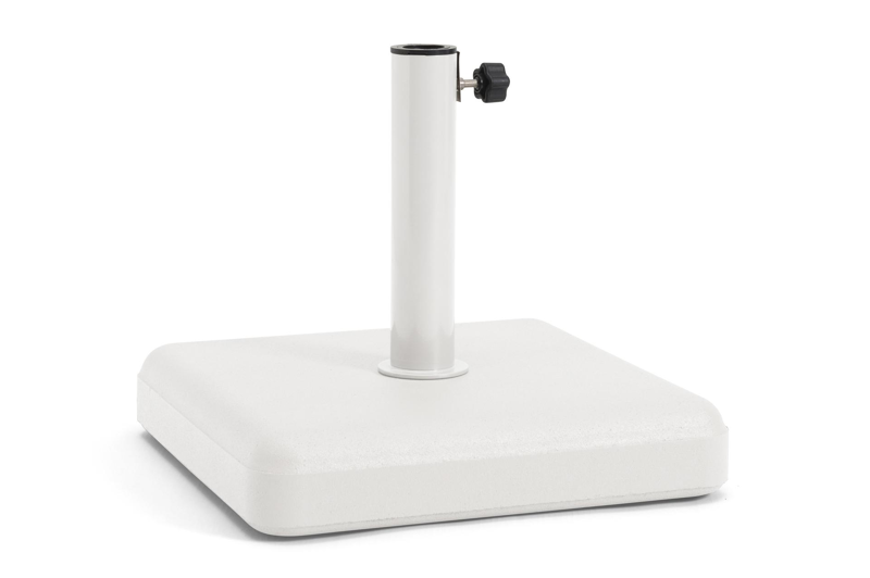 Quadro parasolvoet wit beton van 35 kg