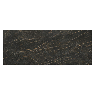 Nano tuintafel in zwart aluminium en volkeramiek black obsession - L 280 x B 110 x H 75 cm