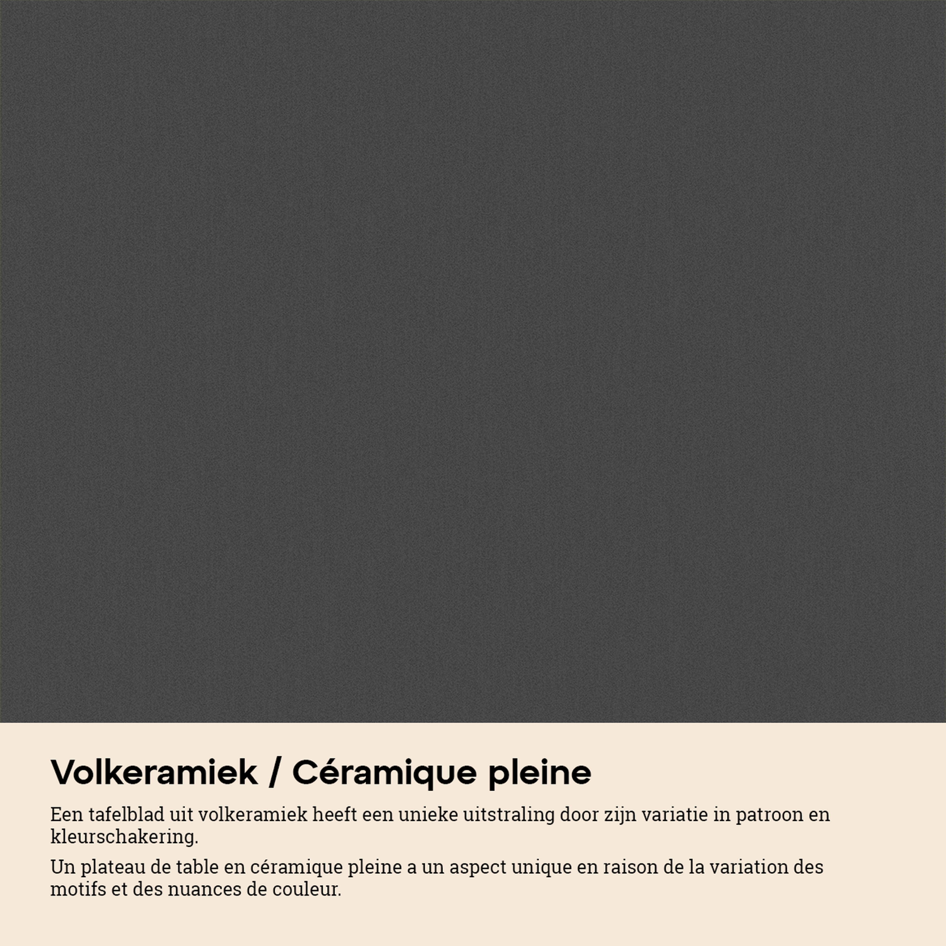 Cirello tuintafel in zwart aluminium en volkeramiek nero black - L 200 x B 100 x H 75 cm