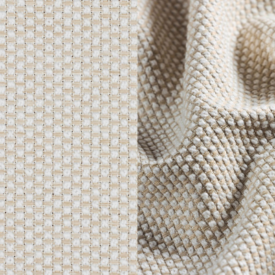 Orso loungeset in ruby aluminium en ruby verticaal geweven ronde rope met Althea Off White all weather cosytica kussen