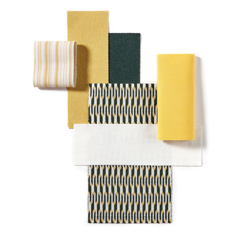 Sierkussen 45 x 45 cm in all weather sunbrella® luxe solid mimosa