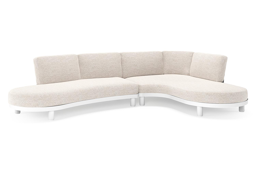 Chaise longue links + 2-zit organisch