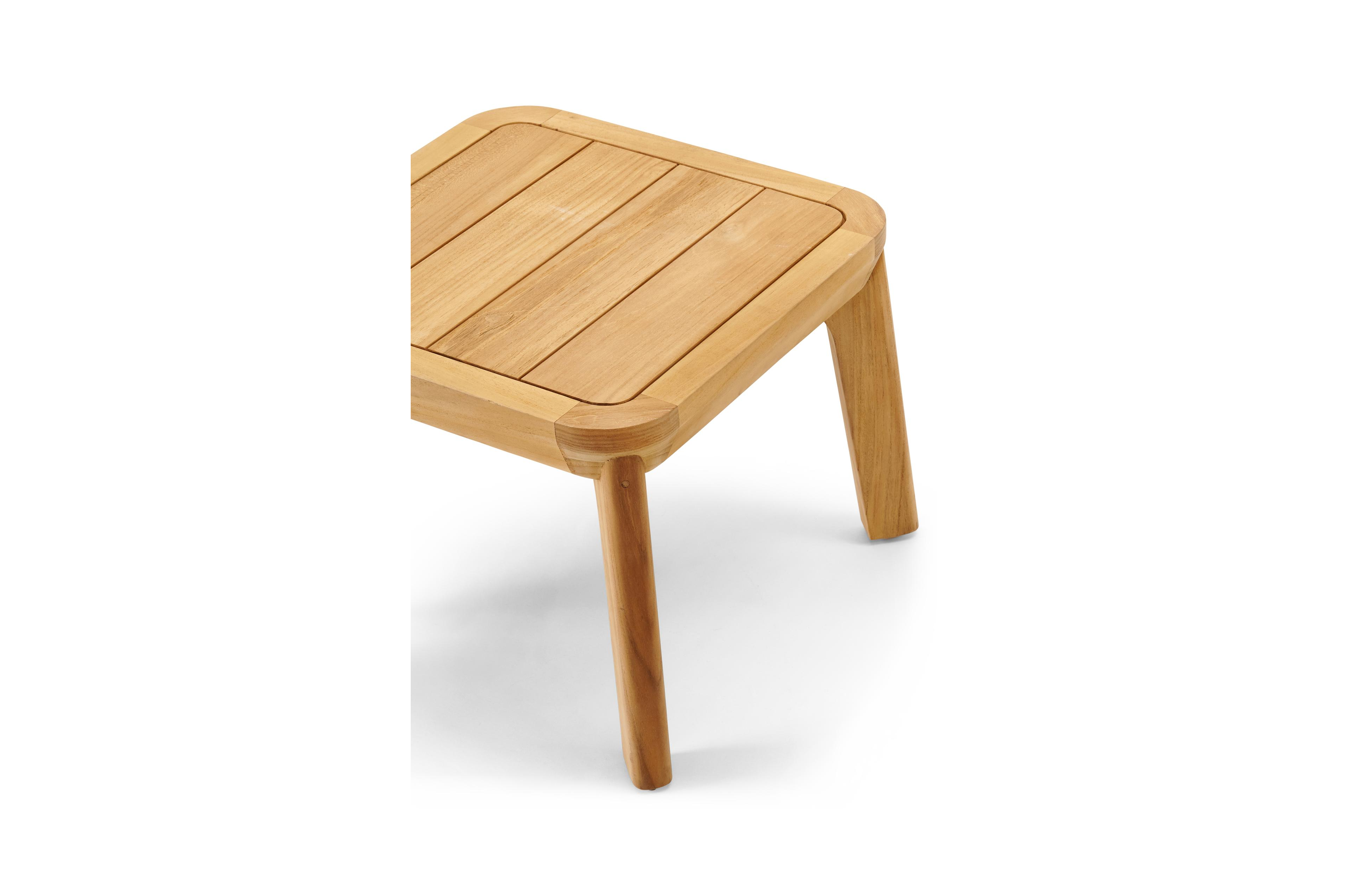 Orso bijzettafel in teak - L 45 x B 45 x H 35 cm