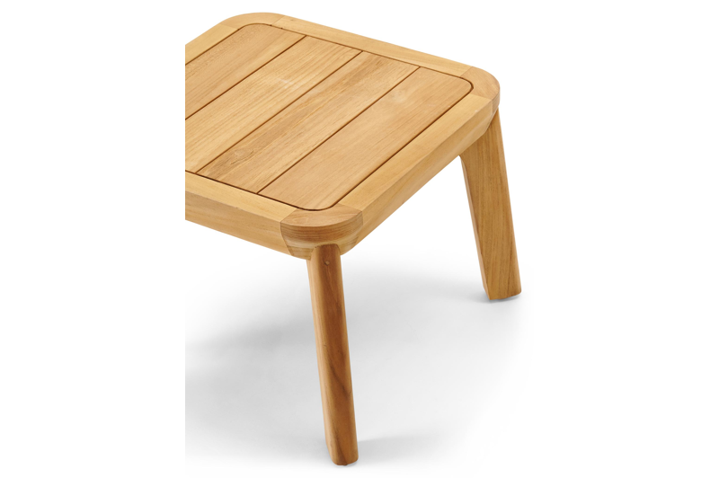 Orso bijzettafel in teak - L 45 x B 45 x H 35 cm